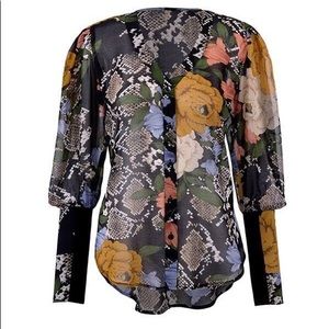 Cabi Snake Charmer Blouse - M